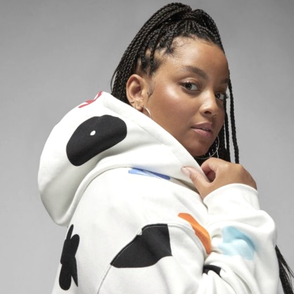 Jordan Artist Series By Mia Lee Hoodie Pullover Loose Fit NWOT Sz 2X - Picture 3 of 9